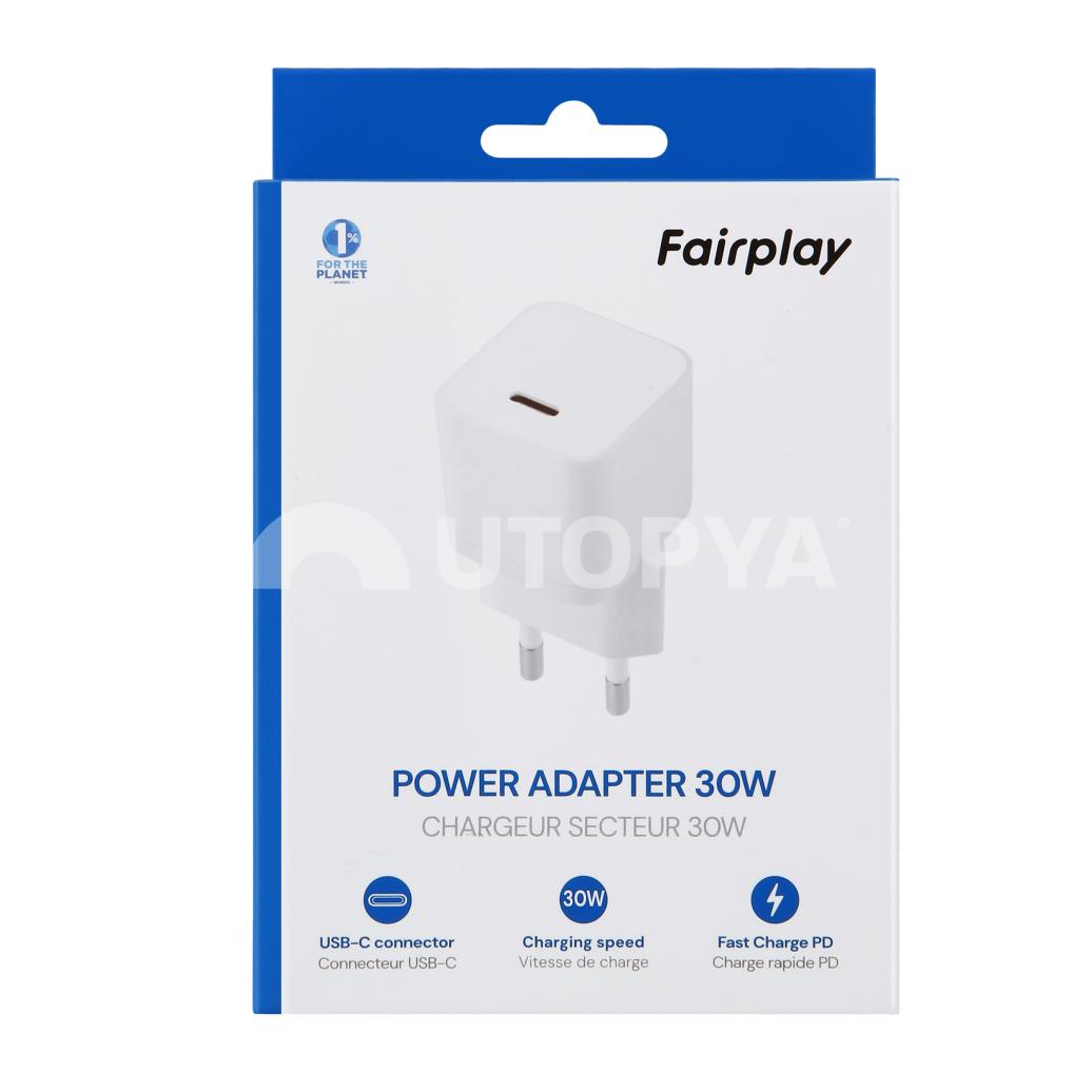 Chargeur 30W USB-C FAIRPLAY