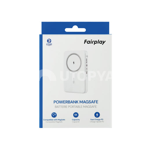 PowerBank MagSafe PD 6.700mAh 20W FAIRPLAY  (Blanc)